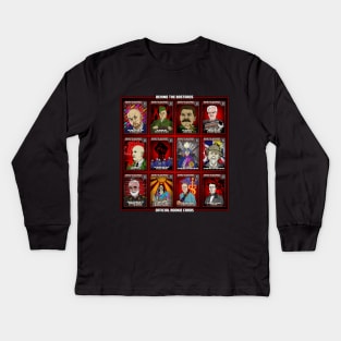 Behind The Bastards Official Rookie Cards Kids Long Sleeve T-Shirt